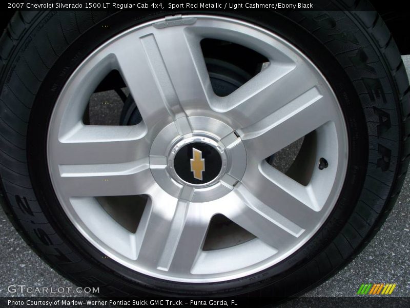 Sport Red Metallic / Light Cashmere/Ebony Black 2007 Chevrolet Silverado 1500 LT Regular Cab 4x4