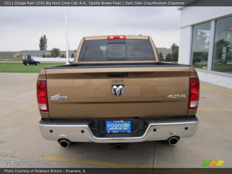 Saddle Brown Pearl / Dark Slate Gray/Medium Graystone 2011 Dodge Ram 1500 Big Horn Crew Cab 4x4