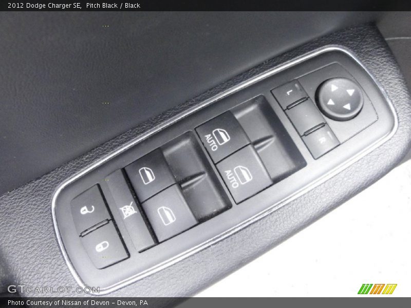 Pitch Black / Black 2012 Dodge Charger SE