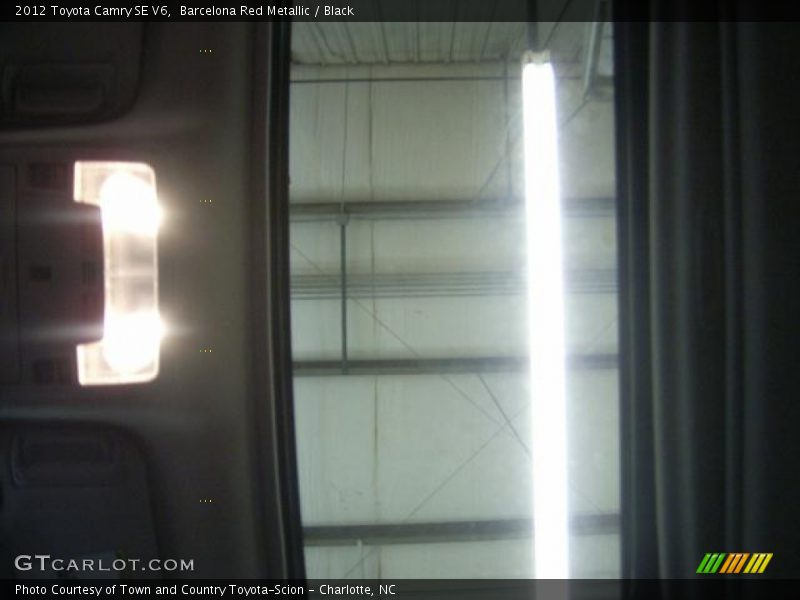 Barcelona Red Metallic / Black 2012 Toyota Camry SE V6