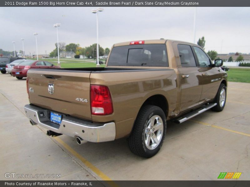 Saddle Brown Pearl / Dark Slate Gray/Medium Graystone 2011 Dodge Ram 1500 Big Horn Crew Cab 4x4