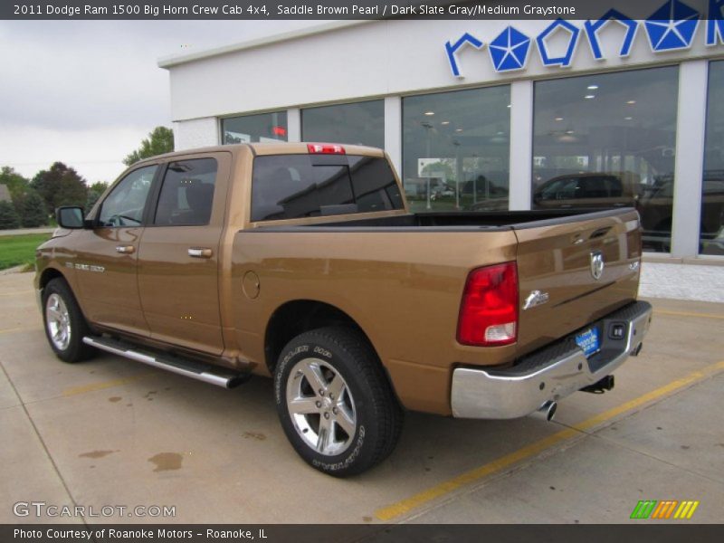 Saddle Brown Pearl / Dark Slate Gray/Medium Graystone 2011 Dodge Ram 1500 Big Horn Crew Cab 4x4