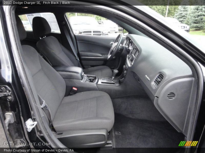 Pitch Black / Black 2012 Dodge Charger SE