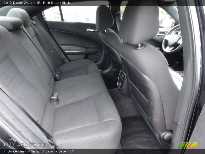 Pitch Black / Black 2012 Dodge Charger SE