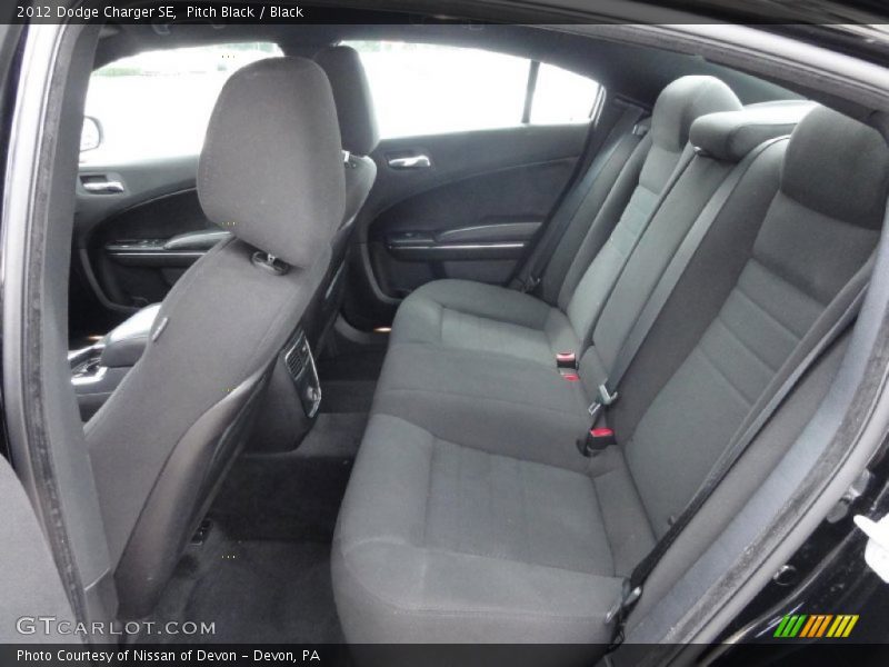Pitch Black / Black 2012 Dodge Charger SE