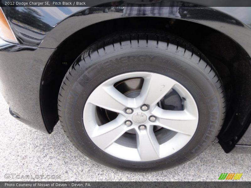 Pitch Black / Black 2012 Dodge Charger SE