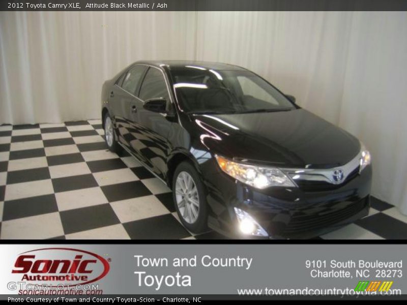 Attitude Black Metallic / Ash 2012 Toyota Camry XLE