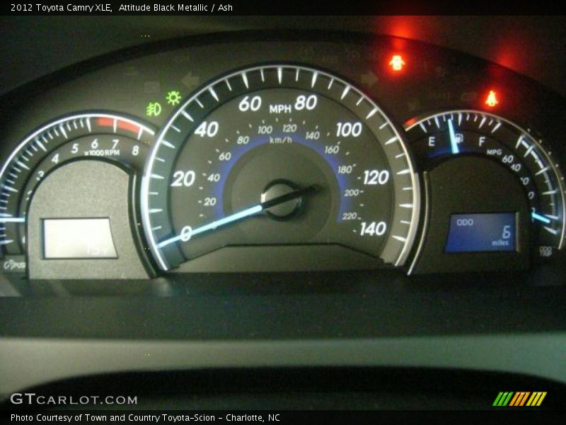 Attitude Black Metallic / Ash 2012 Toyota Camry XLE