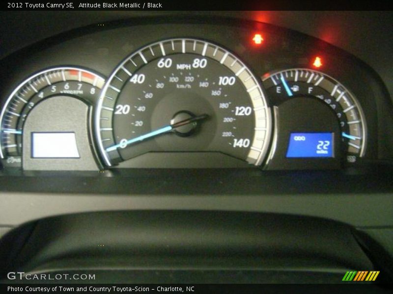 Attitude Black Metallic / Black 2012 Toyota Camry SE
