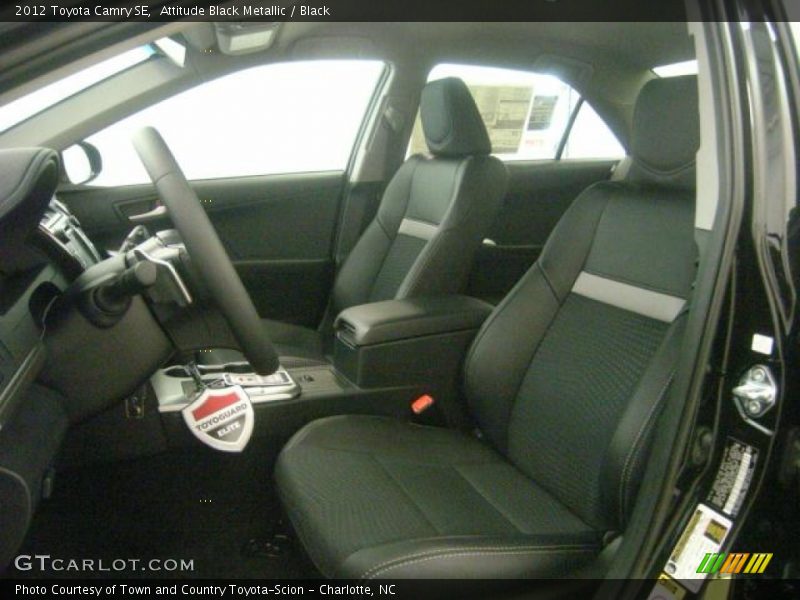 Attitude Black Metallic / Black 2012 Toyota Camry SE