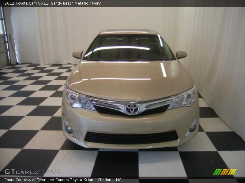 Sandy Beach Metallic / Ivory 2012 Toyota Camry XLE