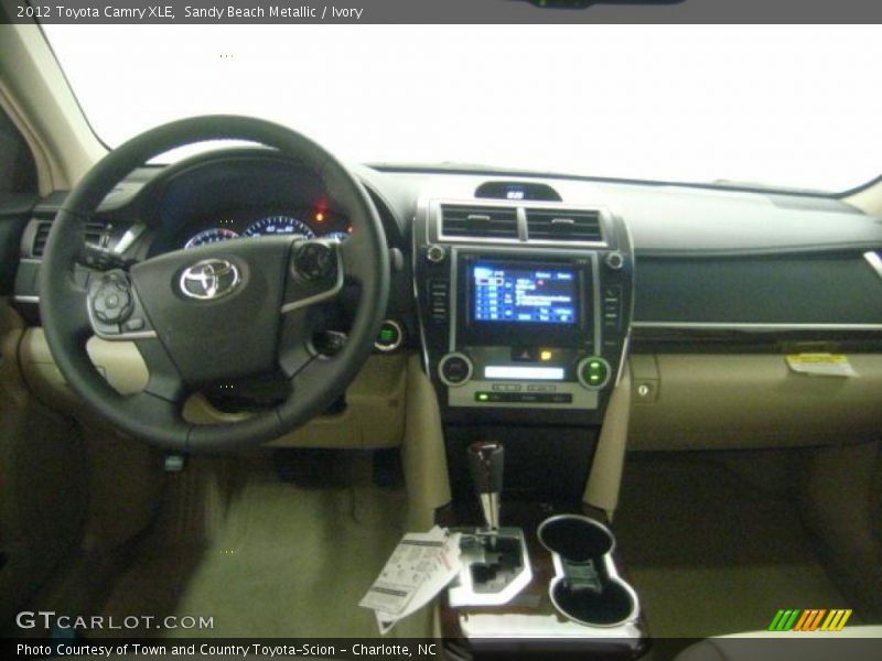 Sandy Beach Metallic / Ivory 2012 Toyota Camry XLE