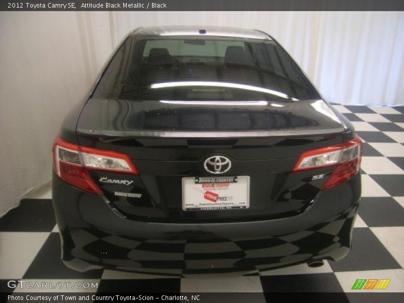 Attitude Black Metallic / Black 2012 Toyota Camry SE