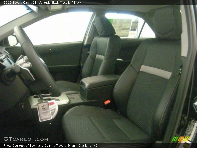 Attitude Black Metallic / Black 2012 Toyota Camry SE