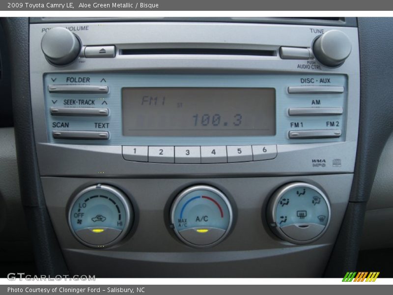 Aloe Green Metallic / Bisque 2009 Toyota Camry LE