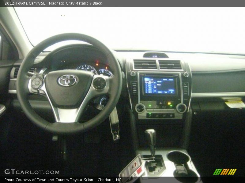Magnetic Gray Metallic / Black 2012 Toyota Camry SE