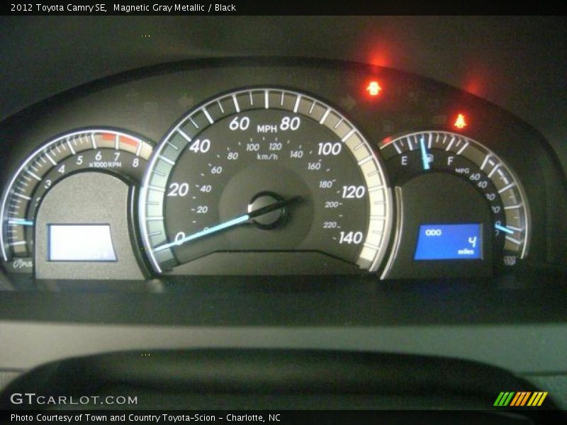 Magnetic Gray Metallic / Black 2012 Toyota Camry SE
