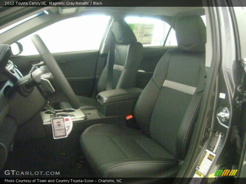 Magnetic Gray Metallic / Black 2012 Toyota Camry SE