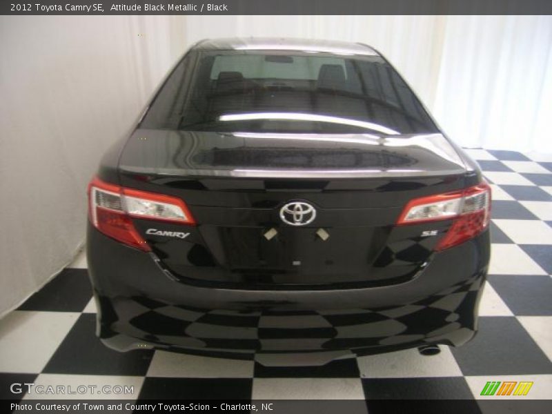 Attitude Black Metallic / Black 2012 Toyota Camry SE