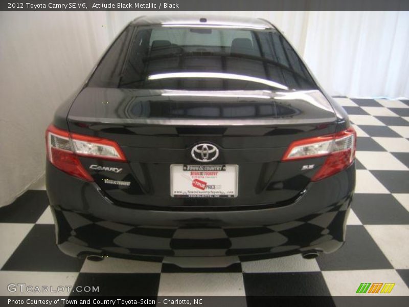 Attitude Black Metallic / Black 2012 Toyota Camry SE V6