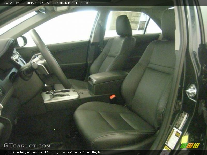 Attitude Black Metallic / Black 2012 Toyota Camry SE V6