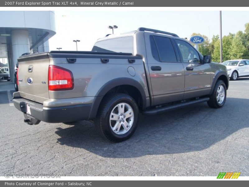 Mineral Grey Metallic / Camel 2007 Ford Explorer Sport Trac XLT 4x4