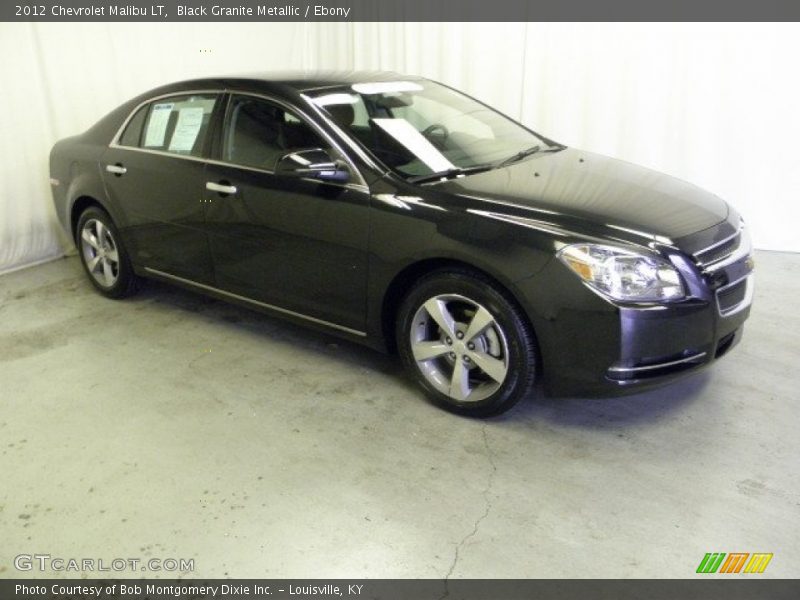 Black Granite Metallic / Ebony 2012 Chevrolet Malibu LT