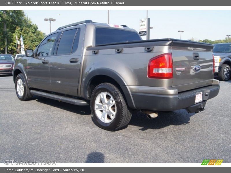 Mineral Grey Metallic / Camel 2007 Ford Explorer Sport Trac XLT 4x4