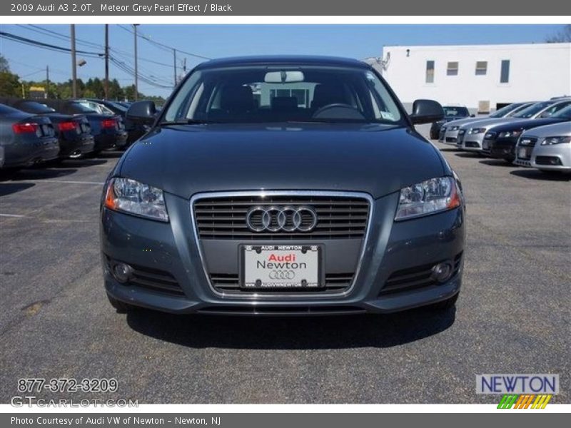 Meteor Grey Pearl Effect / Black 2009 Audi A3 2.0T