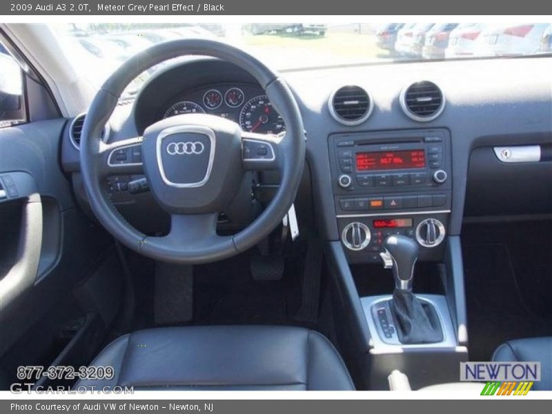 Meteor Grey Pearl Effect / Black 2009 Audi A3 2.0T