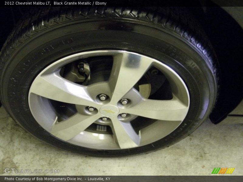 Black Granite Metallic / Ebony 2012 Chevrolet Malibu LT