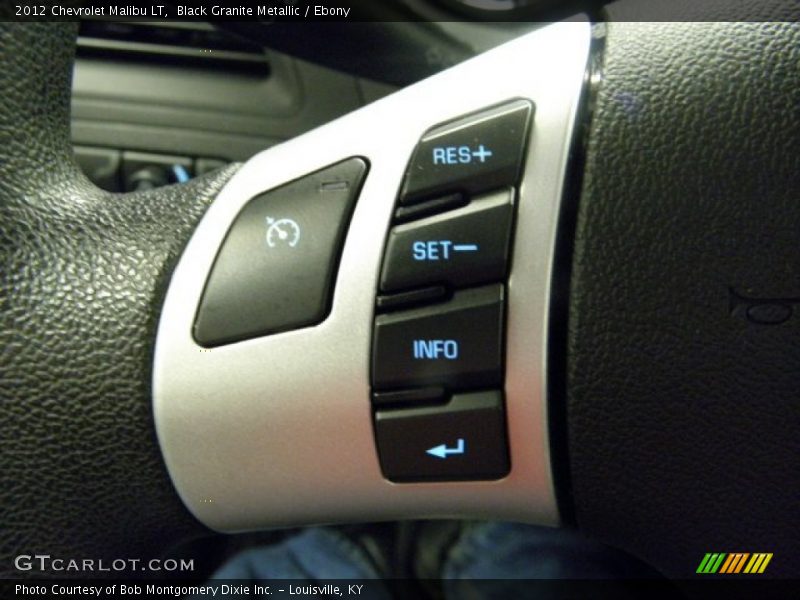 Black Granite Metallic / Ebony 2012 Chevrolet Malibu LT