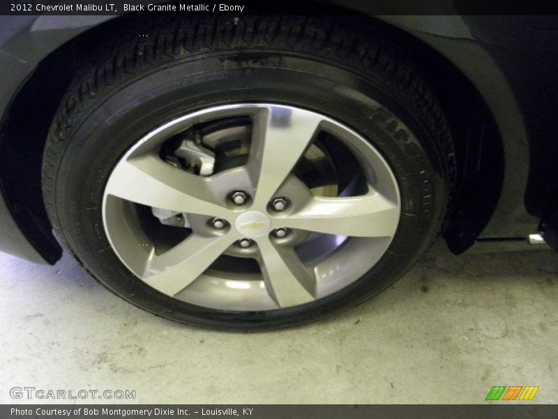Black Granite Metallic / Ebony 2012 Chevrolet Malibu LT