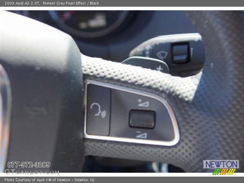 Meteor Grey Pearl Effect / Black 2009 Audi A3 2.0T