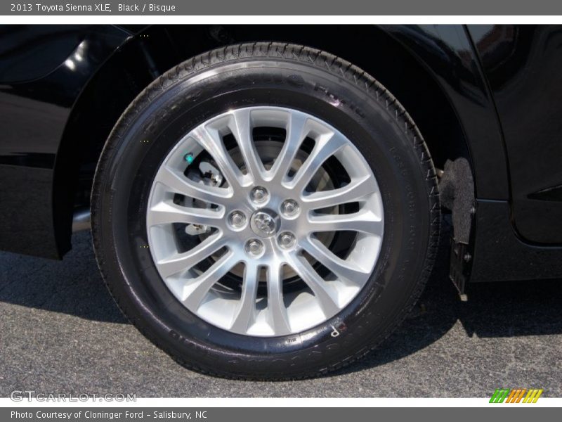 Black / Bisque 2013 Toyota Sienna XLE