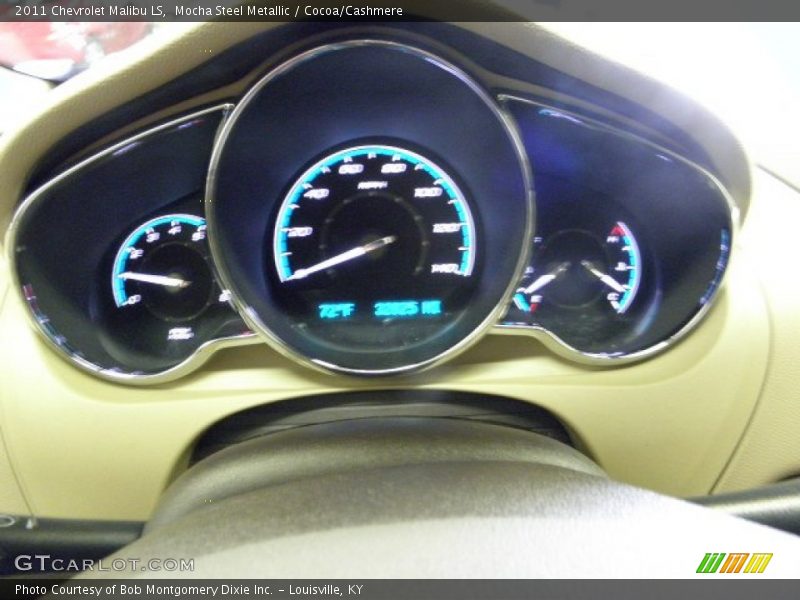Mocha Steel Metallic / Cocoa/Cashmere 2011 Chevrolet Malibu LS