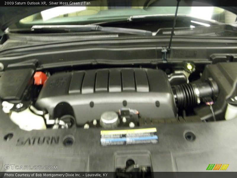 Silver Moss Green / Tan 2009 Saturn Outlook XR