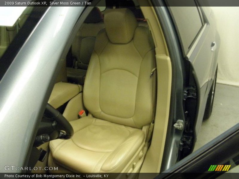 Silver Moss Green / Tan 2009 Saturn Outlook XR