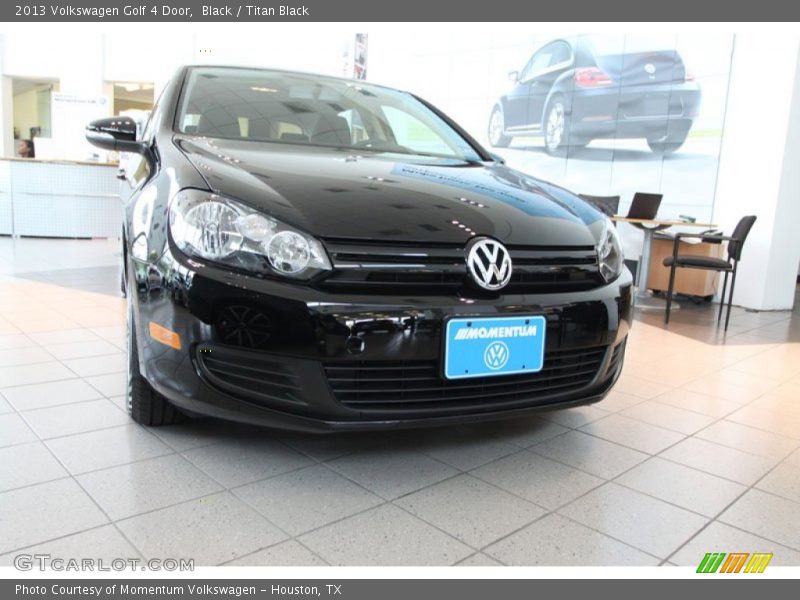 Black / Titan Black 2013 Volkswagen Golf 4 Door