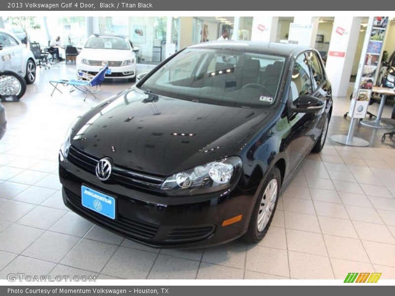 Black / Titan Black 2013 Volkswagen Golf 4 Door