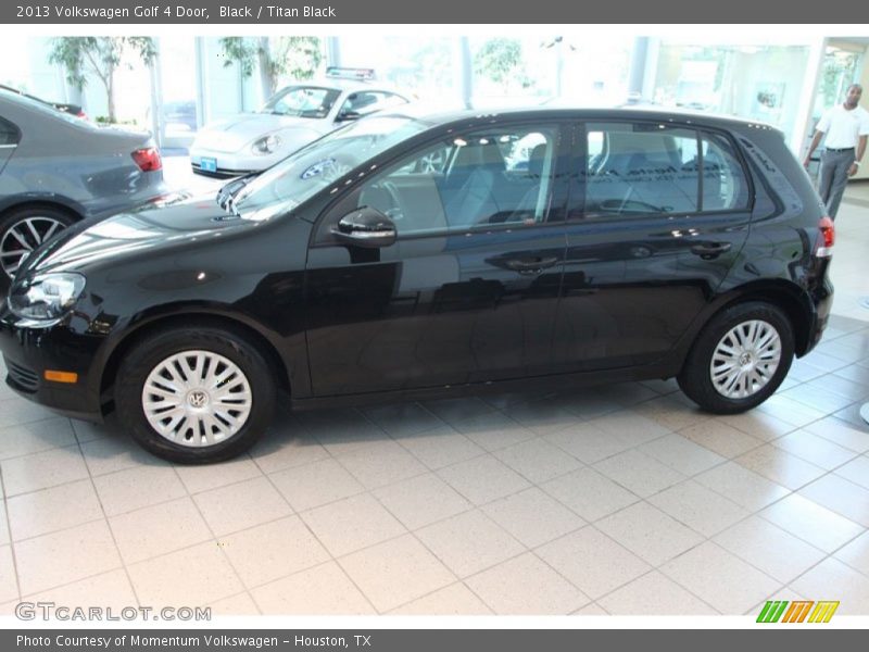 Black / Titan Black 2013 Volkswagen Golf 4 Door