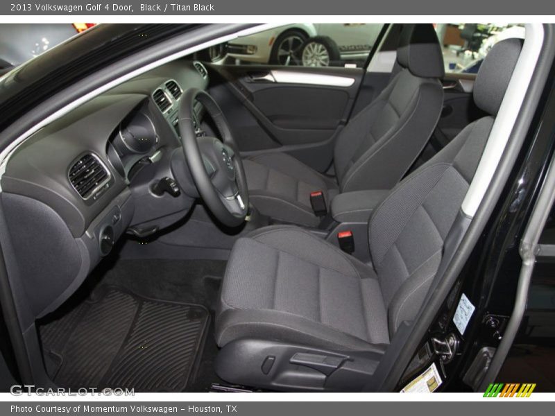 Black / Titan Black 2013 Volkswagen Golf 4 Door