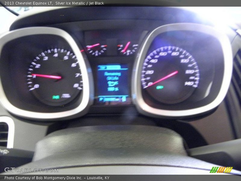 Silver Ice Metallic / Jet Black 2013 Chevrolet Equinox LT