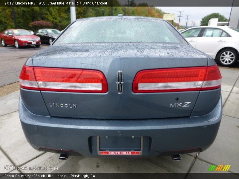 Steel Blue Metallic / Dark Charcoal 2012 Lincoln MKZ FWD