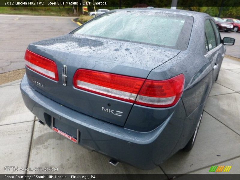 Steel Blue Metallic / Dark Charcoal 2012 Lincoln MKZ FWD