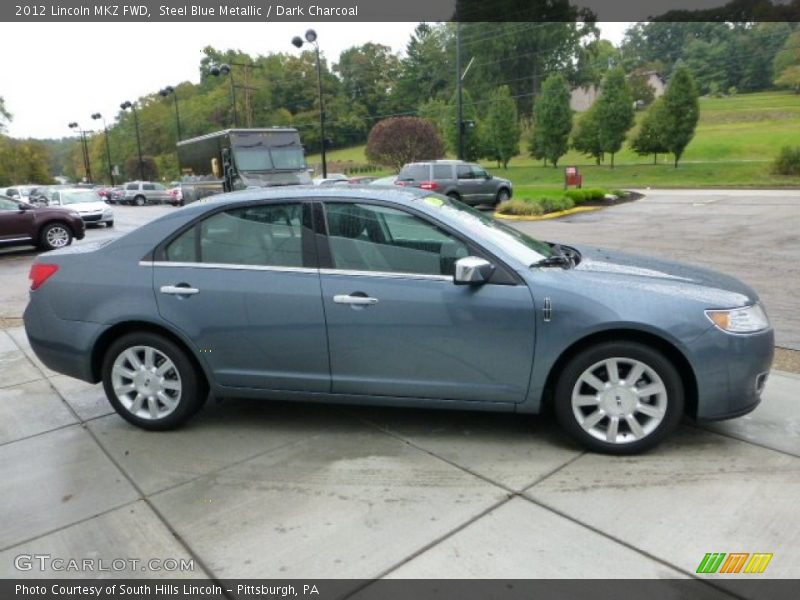 Steel Blue Metallic / Dark Charcoal 2012 Lincoln MKZ FWD
