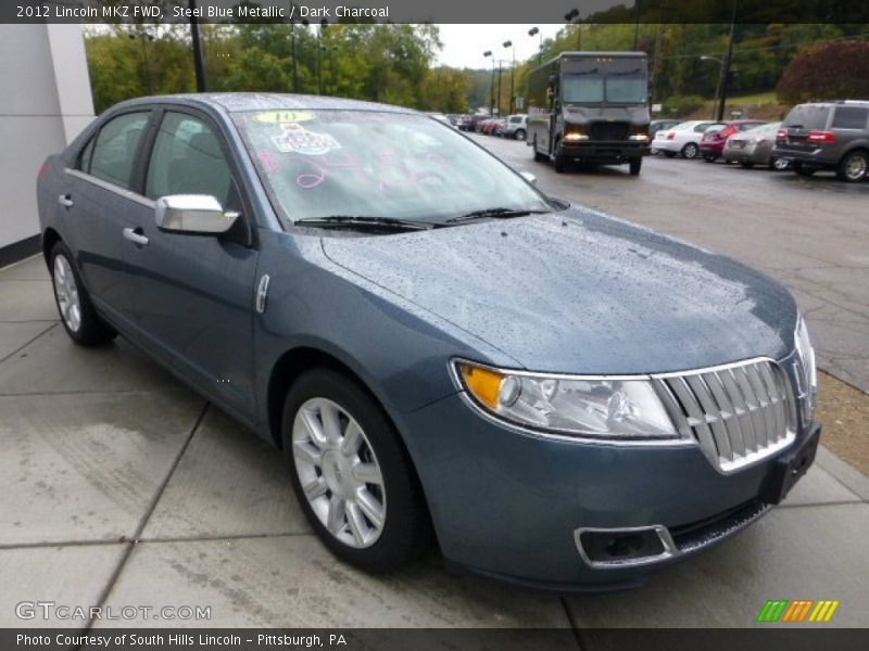 Steel Blue Metallic / Dark Charcoal 2012 Lincoln MKZ FWD