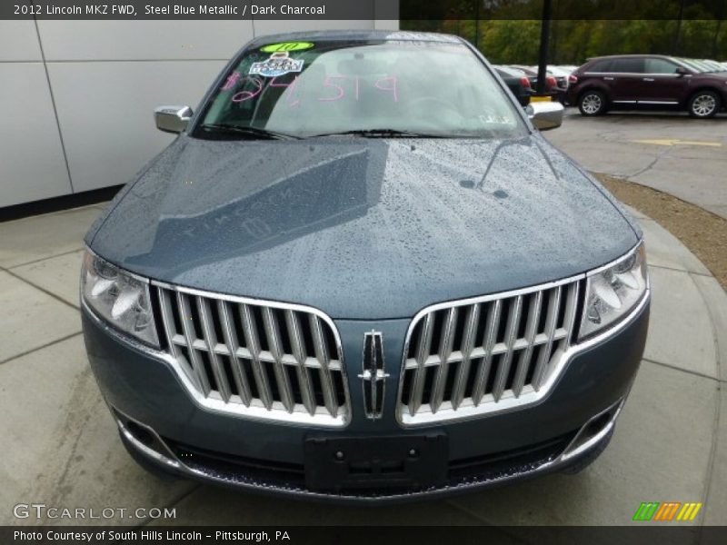 Steel Blue Metallic / Dark Charcoal 2012 Lincoln MKZ FWD