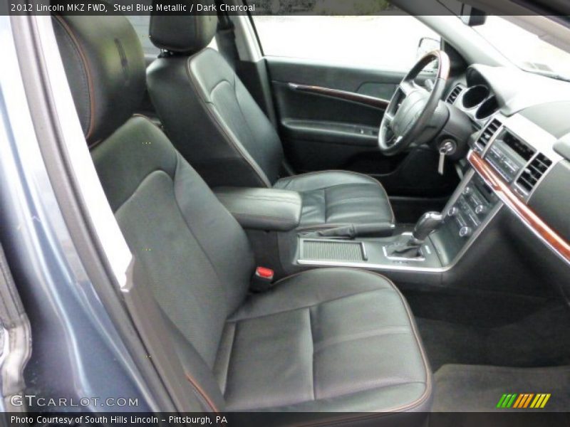 Steel Blue Metallic / Dark Charcoal 2012 Lincoln MKZ FWD