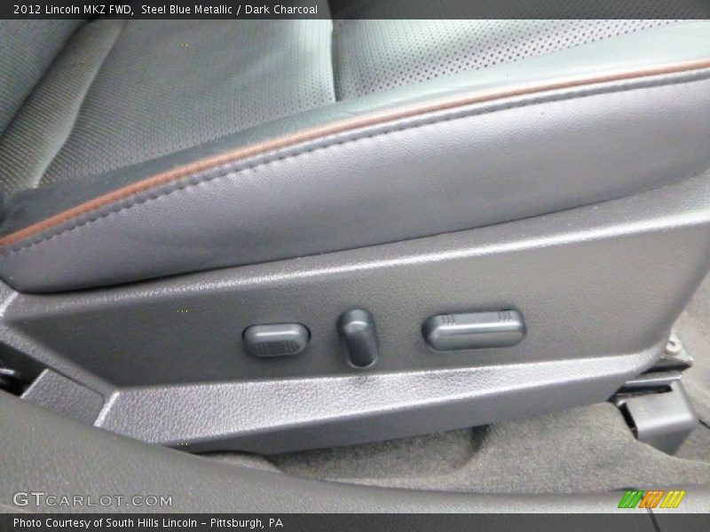 Steel Blue Metallic / Dark Charcoal 2012 Lincoln MKZ FWD